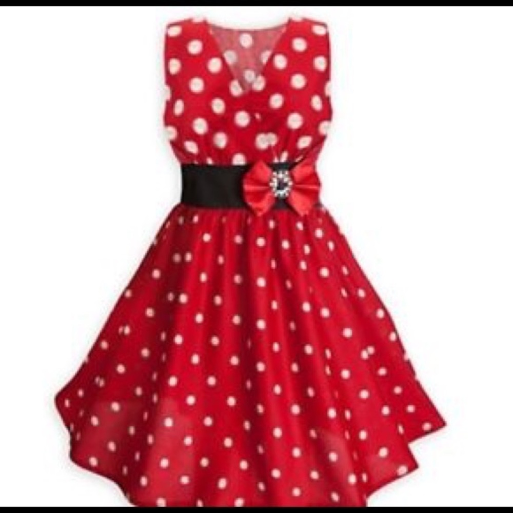 Official Disney parks Minnie Mouse dress 1X dots